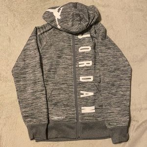Boys heavy therma-fit Jordan zip up